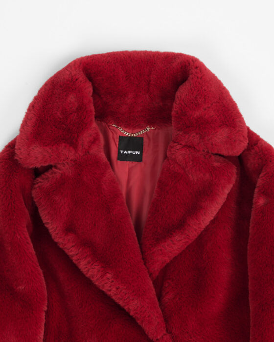 Винтажная шуба из искусственного меха Taifun — фото 2