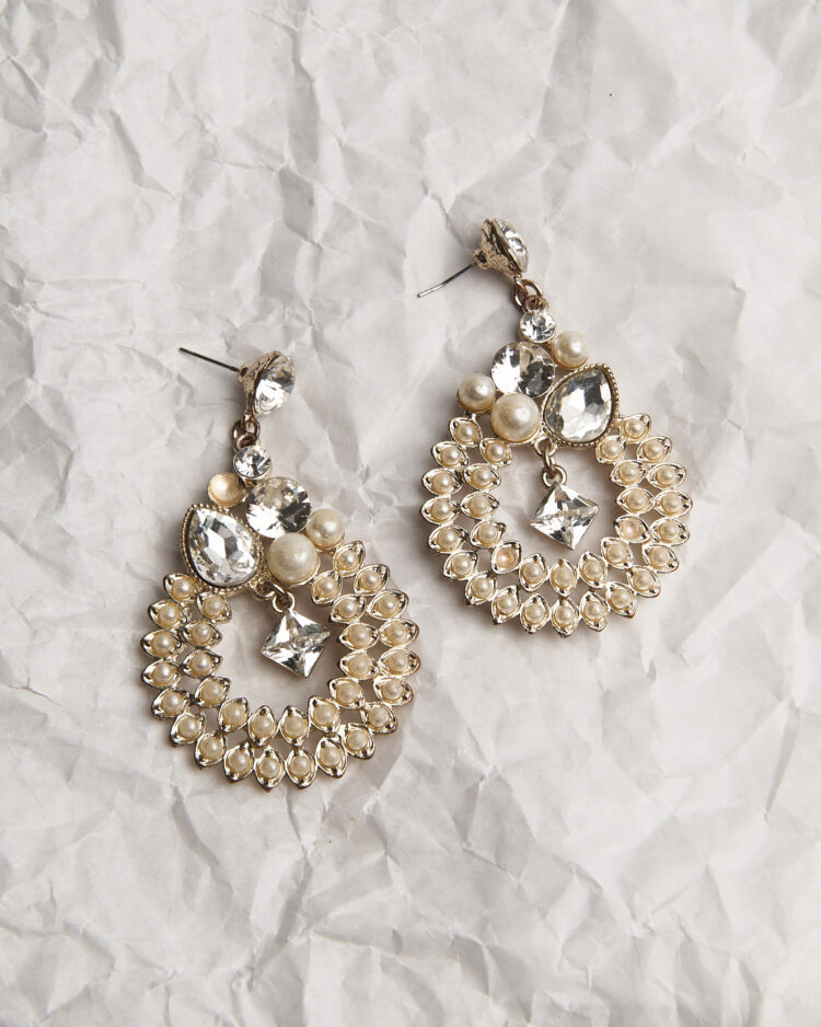 Массивные серьги в стиле барокко