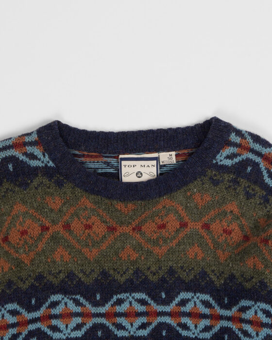 Винтажный свитер из шерсти Topman Top man — фото 3