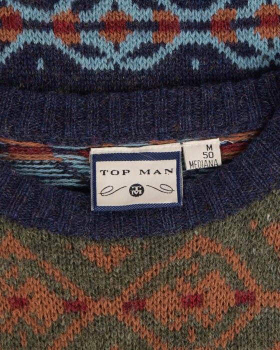 Винтажный свитер из шерсти Topman Top man — фото 5