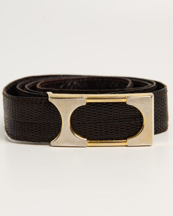 Винтажный ремень из натуральной кожи — фото 2