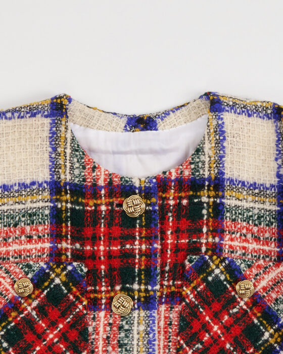 Винтажный твидовый жакет — фото 3