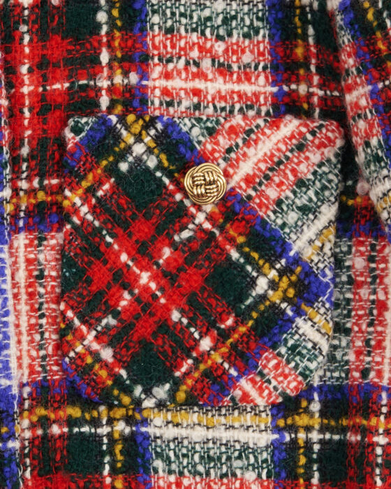 Винтажный твидовый жакет — фото 5