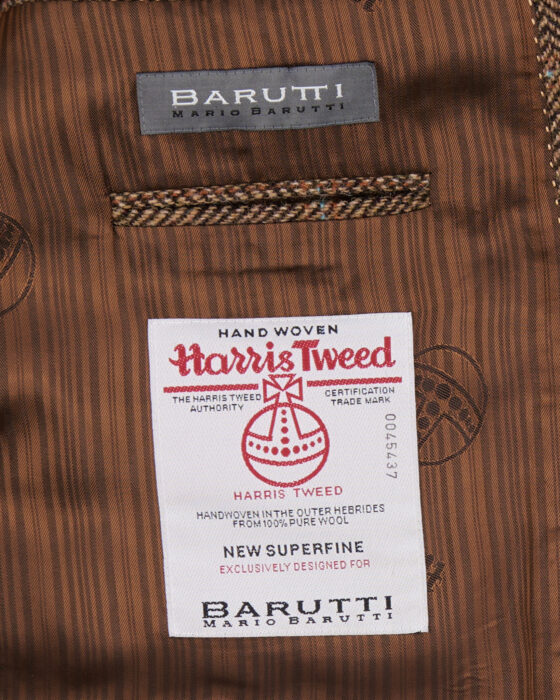 Твидовый пиджак из шерсти Harris Tweed Mario Barutti — фото 7