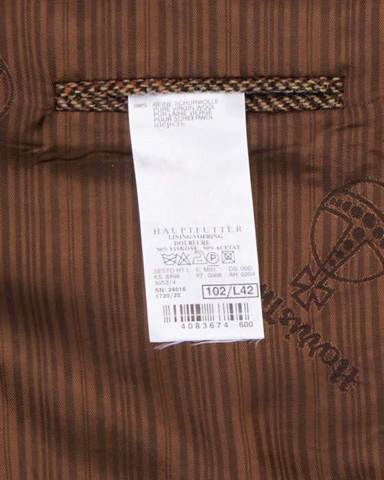 Твидовый пиджак из шерсти Harris Tweed Mario Barutti — фото 8