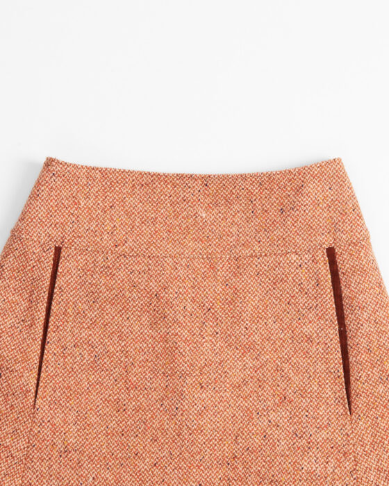 Винтажная твидовая юбка — фото 3