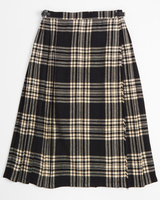 Винтажный килт из натуральной шерсти