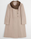 Пальто с леопардовым воротником Gerlach Gerlach