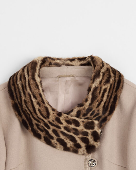 Пальто с леопардовым воротником Gerlach Gerlach — фото 3