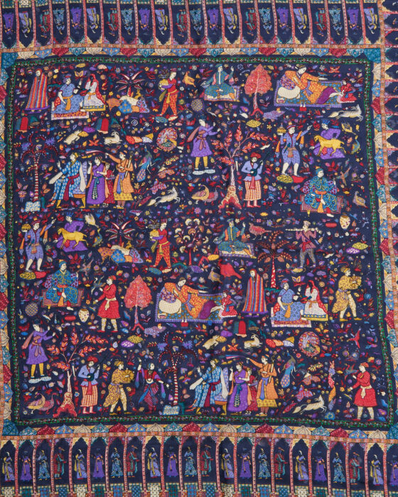 Винтажный шелковый платок made in Italy — фото 2