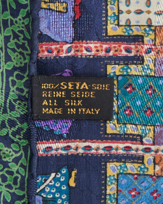 Винтажный шелковый платок made in Italy — фото 4