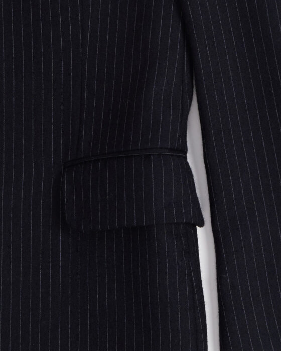 Костюм в полоску из шерсти — фото 4