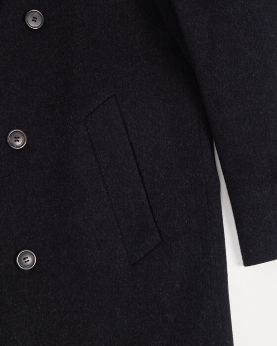 Винтажное двубортное пальто — фото 3