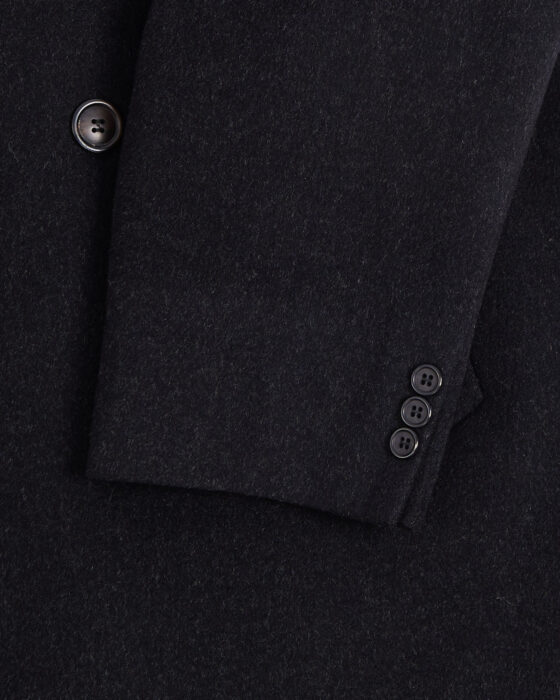 Винтажное двубортное пальто — фото 4