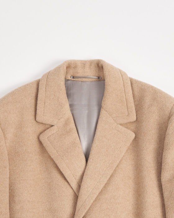 Двубортное пальто из шерсти — фото 3