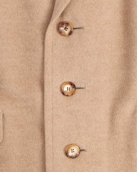 Двубортное пальто из шерсти — фото 4