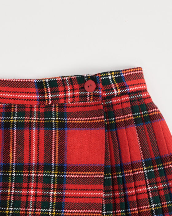 Мини юбка в шотландскую клетку — фото 5