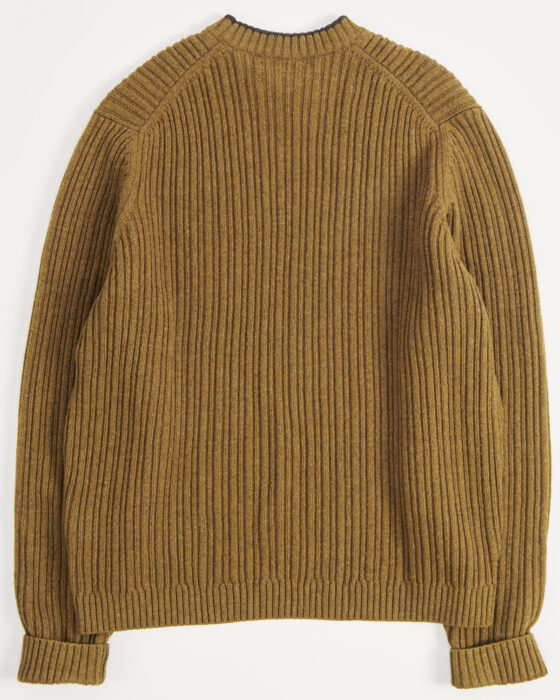 Шерстяной свитер горчичного цвета Barbour Barbour — фото 2