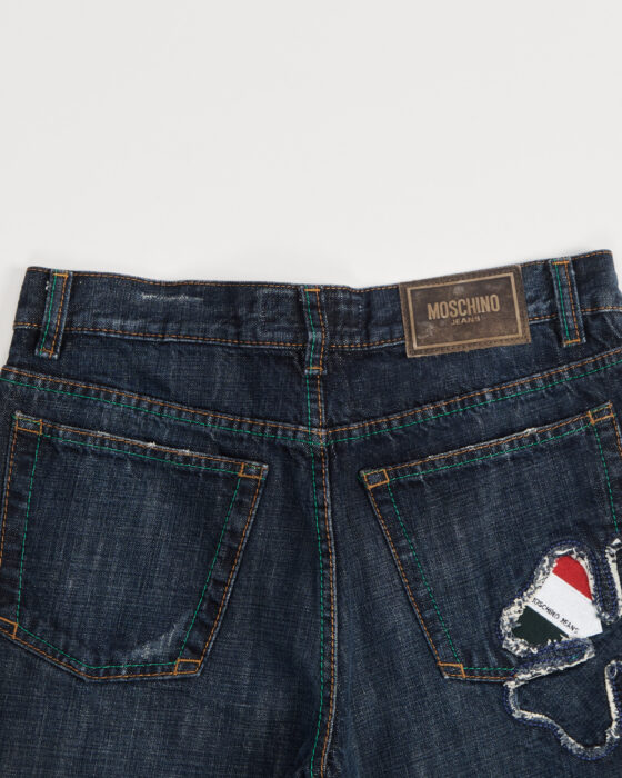 Джинсы Moschino с классическим прямым кроем Moschino — фото 4