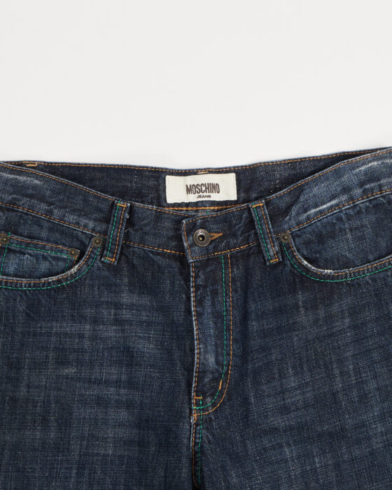 Джинсы Moschino с классическим прямым кроем Moschino — фото 5