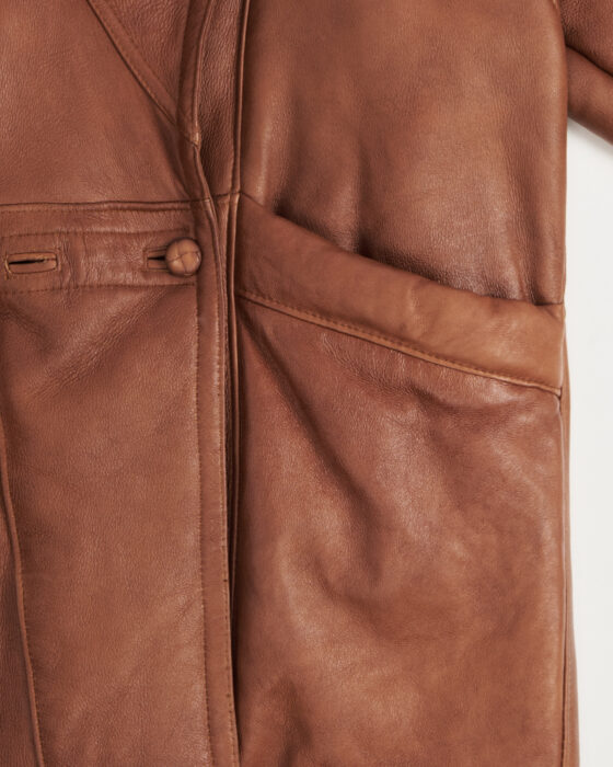 Дубленка Norma из натуральной кожи NORMA — фото 5