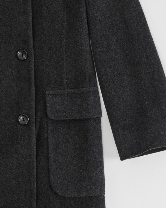 Винтажное  двубортное пальто made in Italy — фото 5