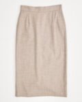 Юбка-карандаш бежевая