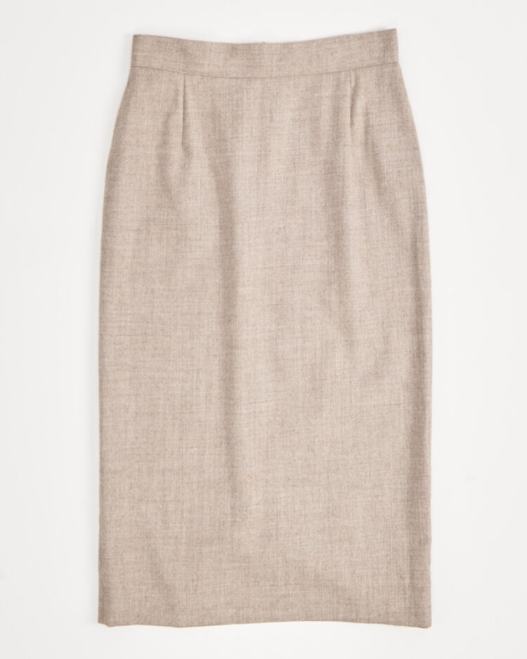 Юбка-карандаш бежевая