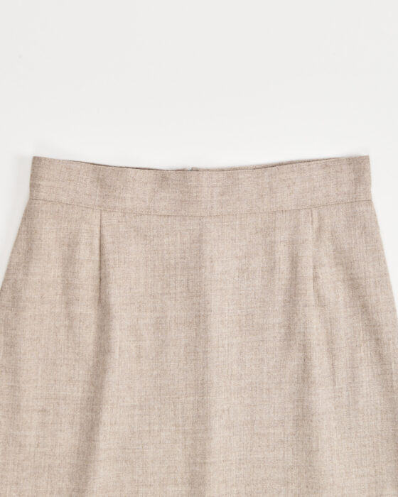 Юбка-карандаш бежевая — фото 3