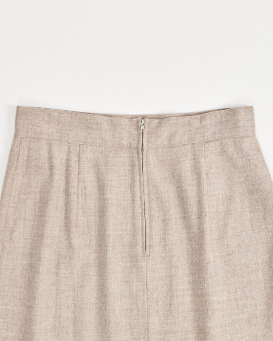 Юбка-карандаш бежевая — фото 4