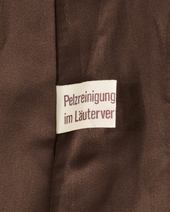 Шуба из меха норки с рисунком — фото 7