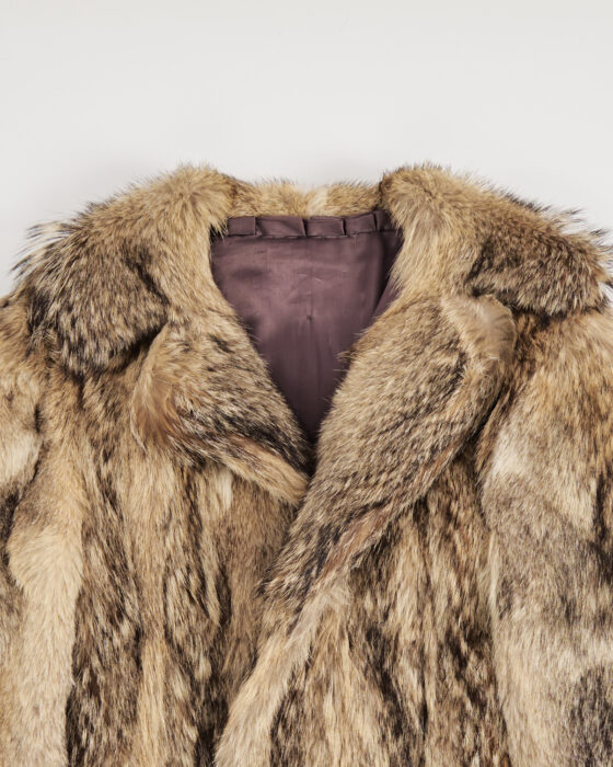 Шуба из натурального меха волка — фото 4