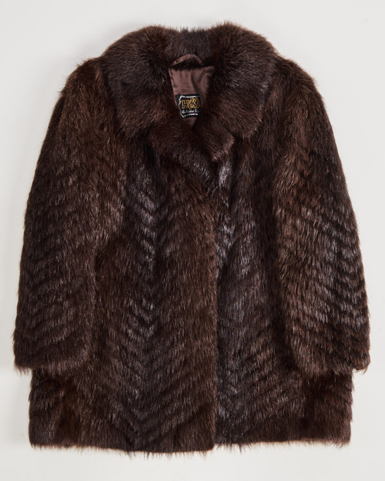 Шуба из ондатры