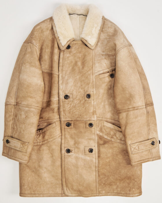 Мужская дубленка из натуральной овчины