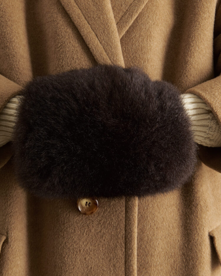 Винтажная меховая муфта