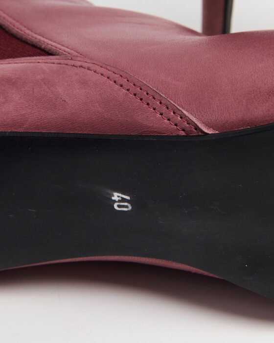 Кожаные сапоги A.Testoni A.Testoni — фото 8