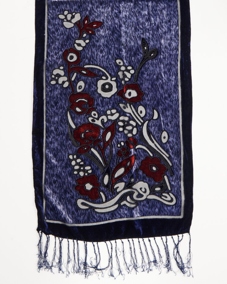 Винтажный шелковый шарф