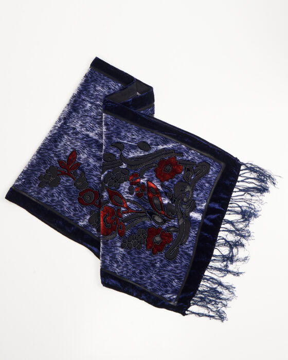 Винтажный шелковый шарф — фото 2