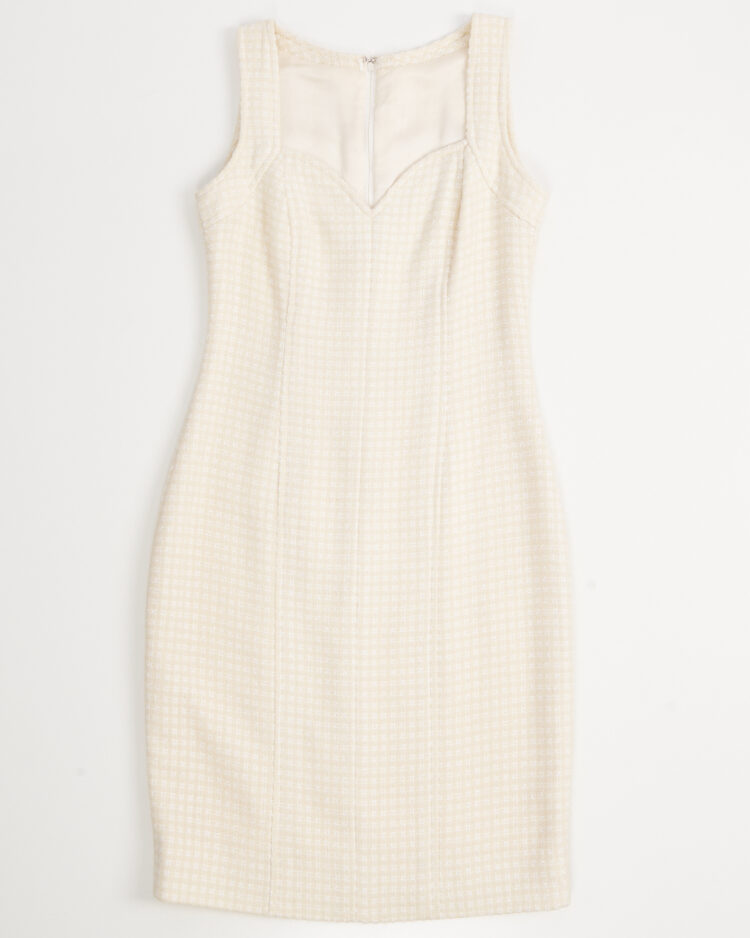 Твидовое платье-футляр