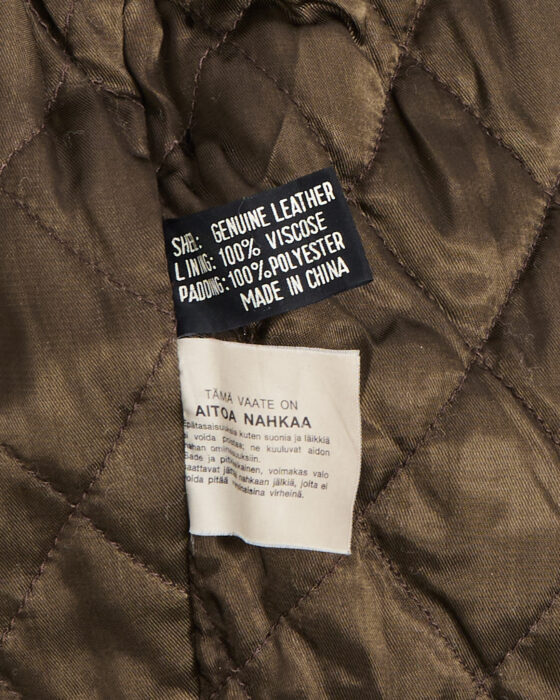 Кожаная куртка-бомбер New Basics New Basics — фото 7