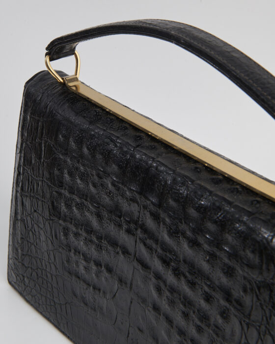 Винтажная сумка из кожи аллигатора — фото 3