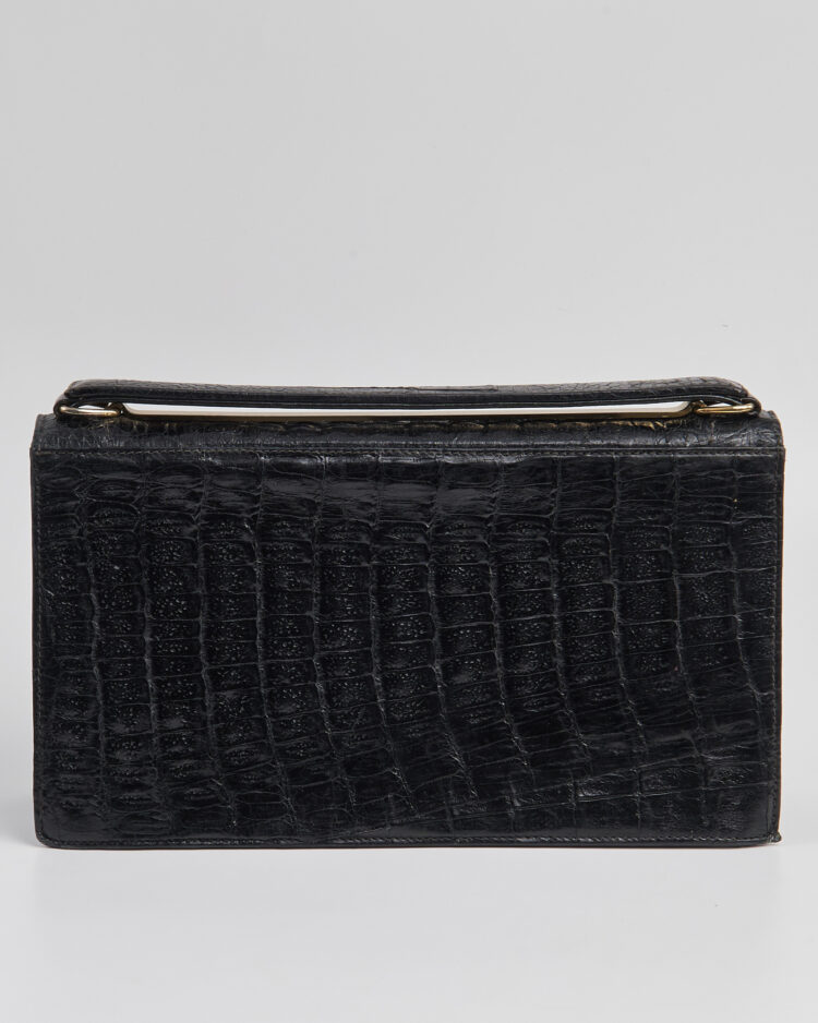 Винтажная сумка из кожи аллигатора