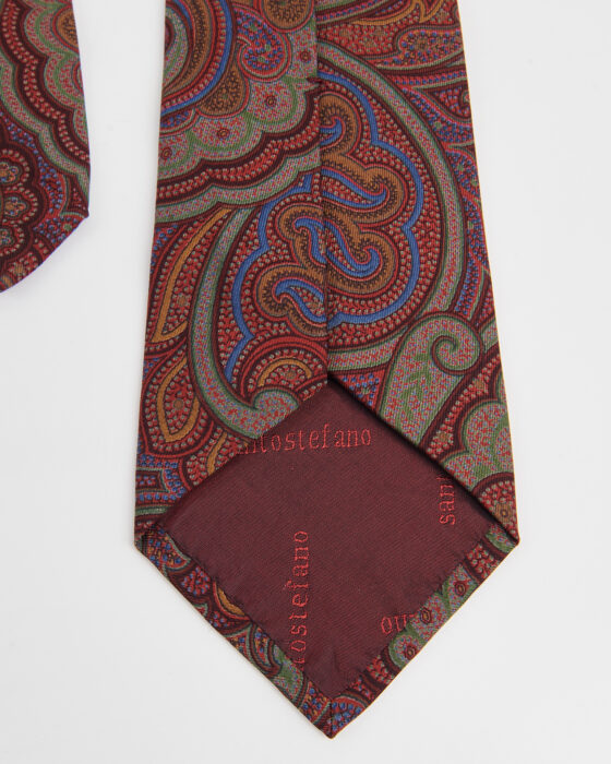 Шёлковый галстук Santostefano Santostefano — фото 4