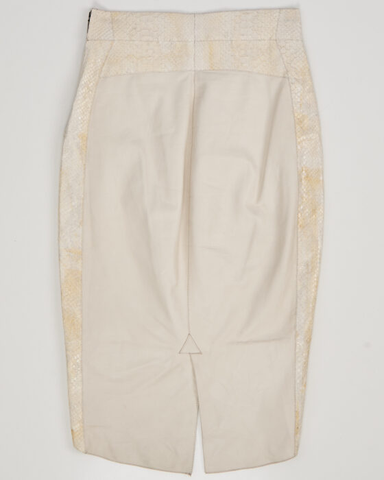 Юбка со вставками кожи рептилии Arzu Kaprol Arzu Kaprol — фото 2