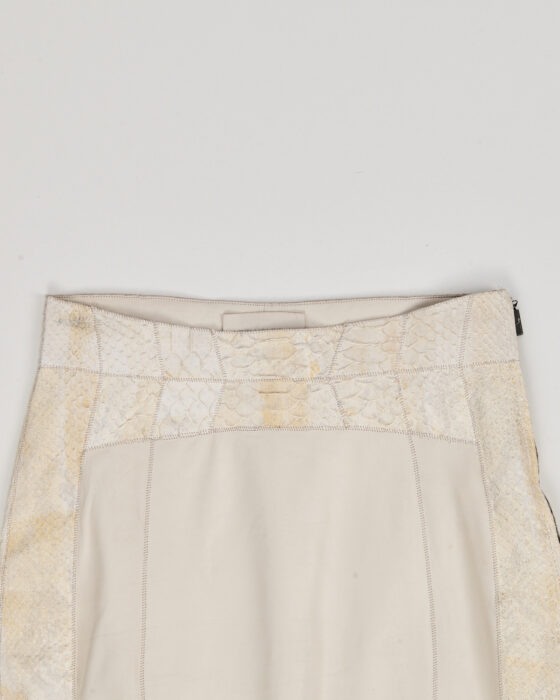 Юбка со вставками кожи рептилии Arzu Kaprol Arzu Kaprol — фото 3