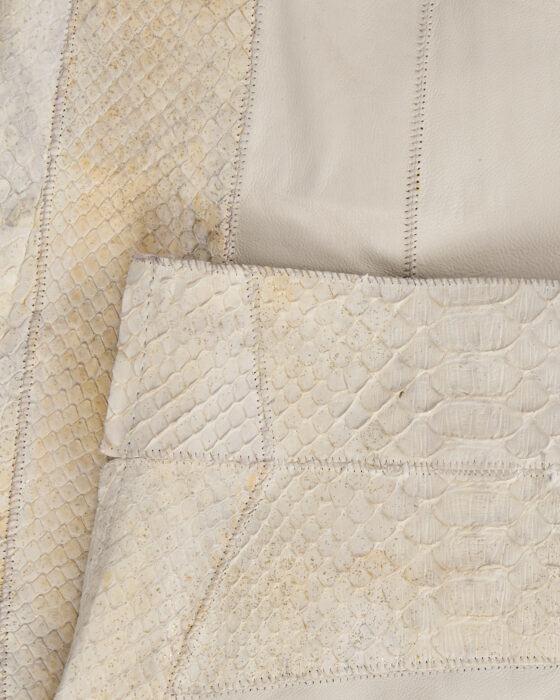 Юбка со вставками кожи рептилии Arzu Kaprol Arzu Kaprol — фото 5