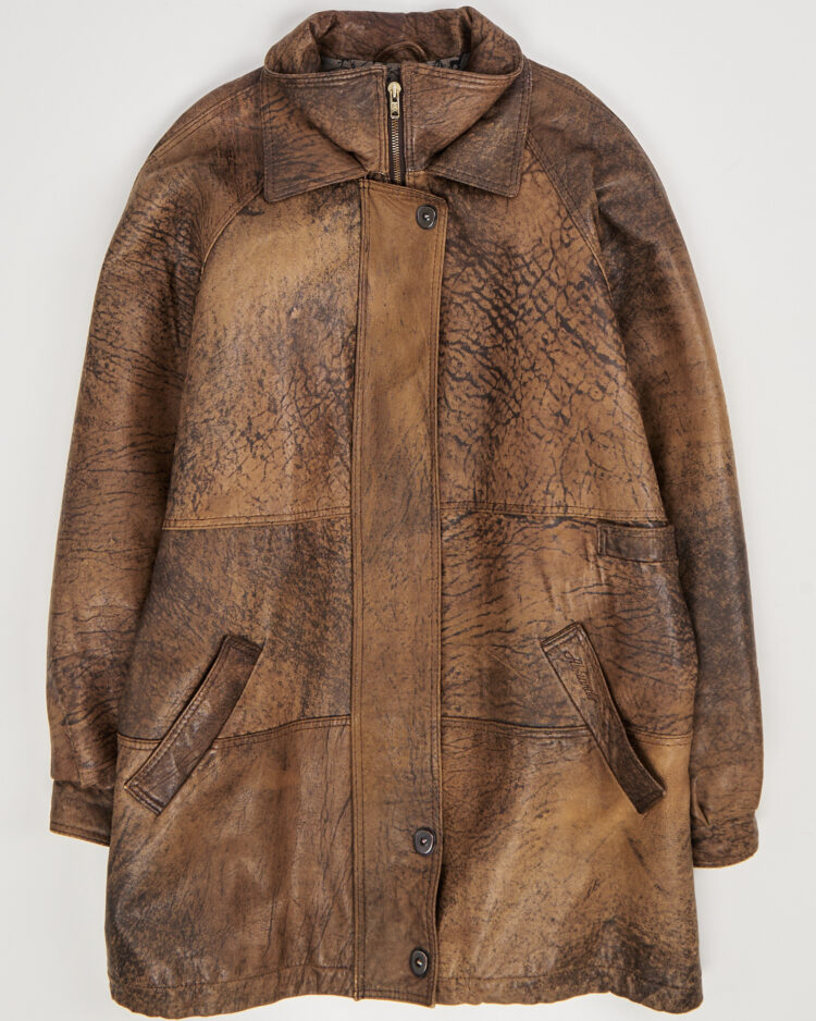 Винтажная кожаная куртка Alexander