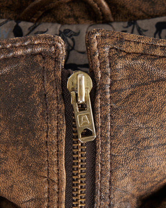 Винтажная кожаная куртка Alexander Alexander — фото 5