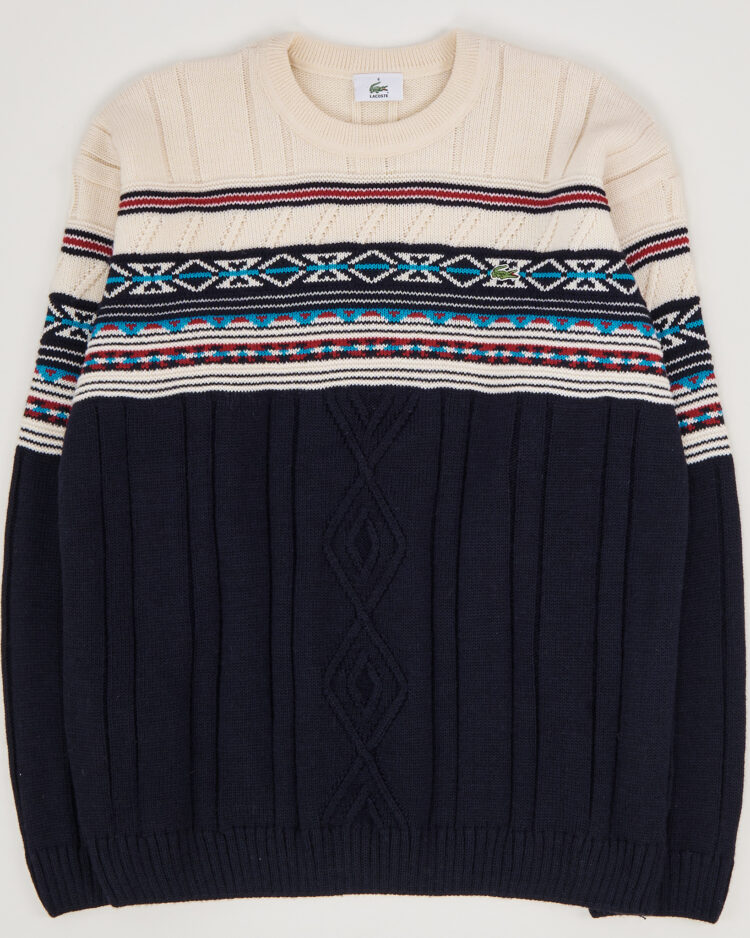 Свитер Lacoste с орнаментом