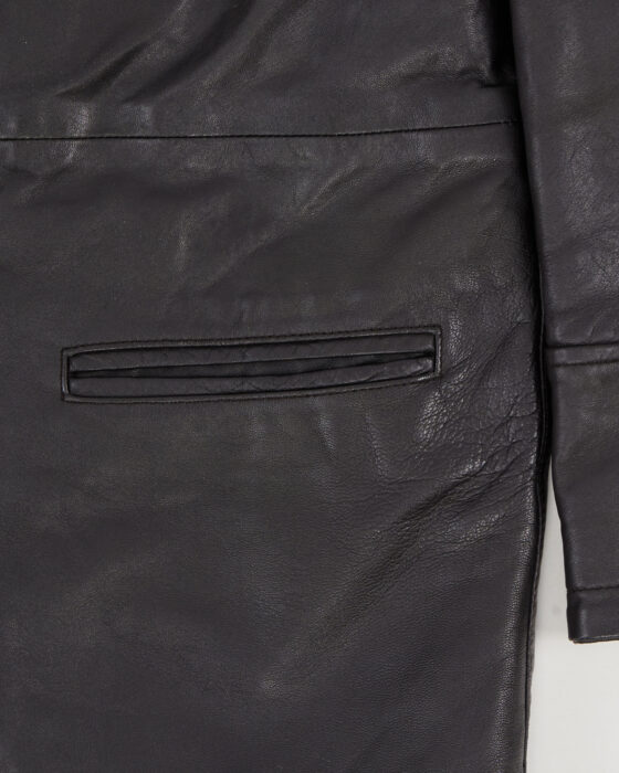 Винтажная кожаная куртка Burberrys Burberrys — фото 5